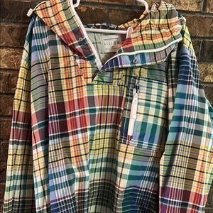 Colorful Plaid Hooded Jacket